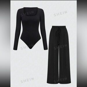 Body and pants set, size S. Black